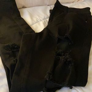 Black denim